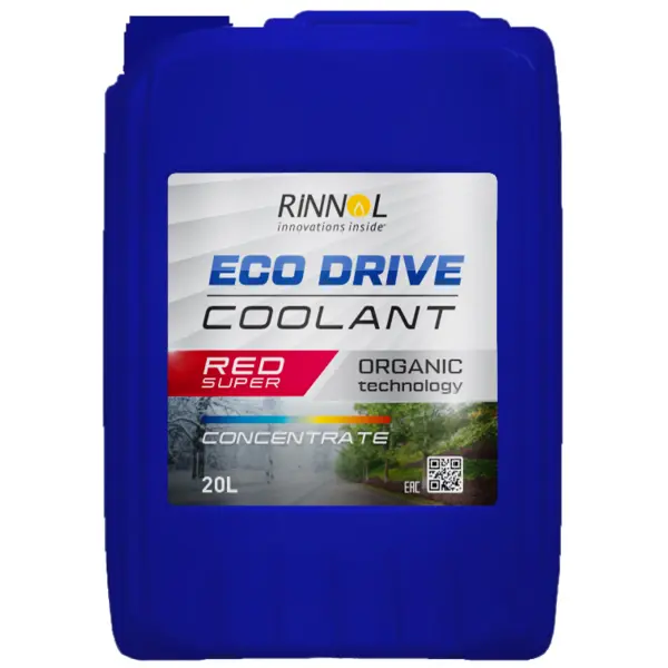 Жидкость охлаждающая RINNOL ECO DRIVE COOLANT RED SUPER (e20L)