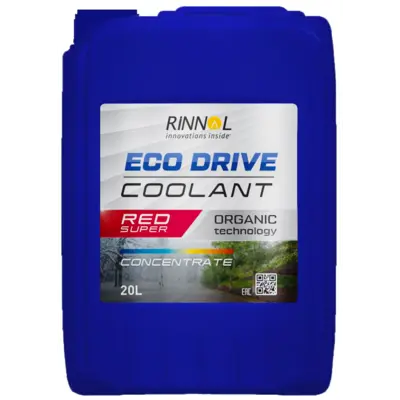 фото Жидкость охлаждающая RINNOL ECO DRIVE COOLANT RED SUPER (e20L)