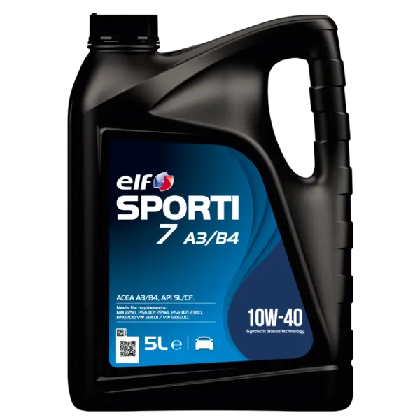Масло моторное п/синт. ELF SPORTI 7 A3/B4 10W40 (e5L)