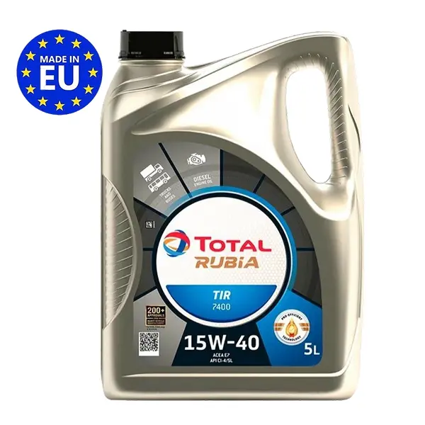 Масло моторное мин. Total RUBIA TIR 7400 15W40 (e5L)