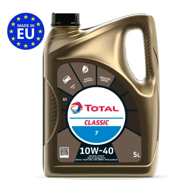 Масло моторное п/синт. Total CLASSIC 7 10W40 (e5L)
