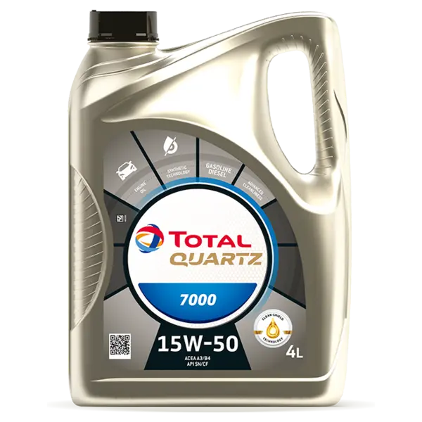 Масло моторное п/синт. Total QUARTZ 7000 15W50 (e4L)