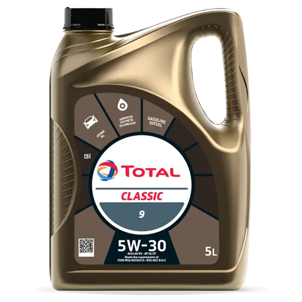 Масло моторное синт. Total CLASSIC 9 5W30 (e5L)