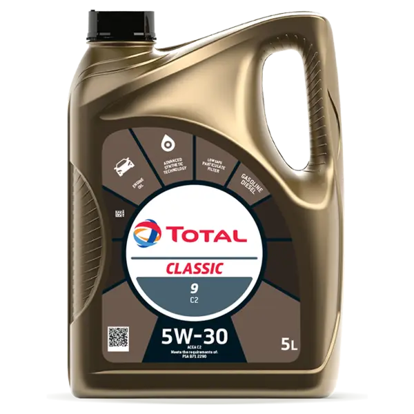 Масло моторное синт. Total CLASSIC 9 C2 5W30 (e5L)