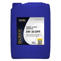 фото Масло моторное синт. RINNOL OLGER PREMIUM 5W-30 DPF (e20L) АКЦИЯ