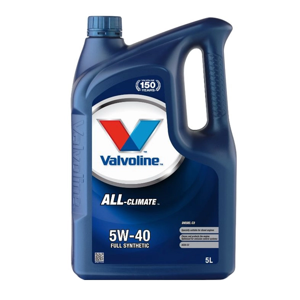 Масло моторное синт. Valvoline ALL CLIMATE C3 5W40 (e5L)