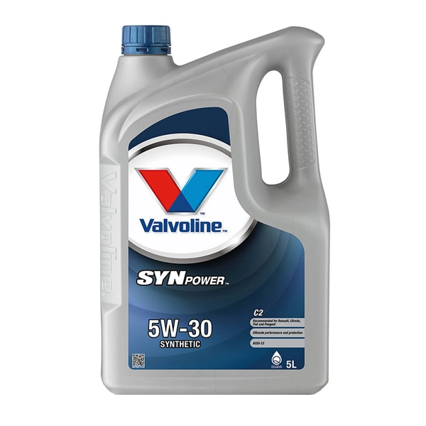 Масло моторное синт. Valvoline SYNPOWER C2 5W30 (e5L)