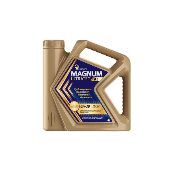Масло моторное синт. Rosneft Magnum Ultratec A3 0W30 (e4L)
