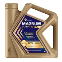 фото Масло моторное синт. Rosneft Magnum Ultratec A3 0W30 (e4L)