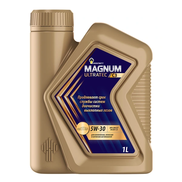 Масло моторное синт. Rosneft Magnum Ultratec C3 5W30 (e1L)